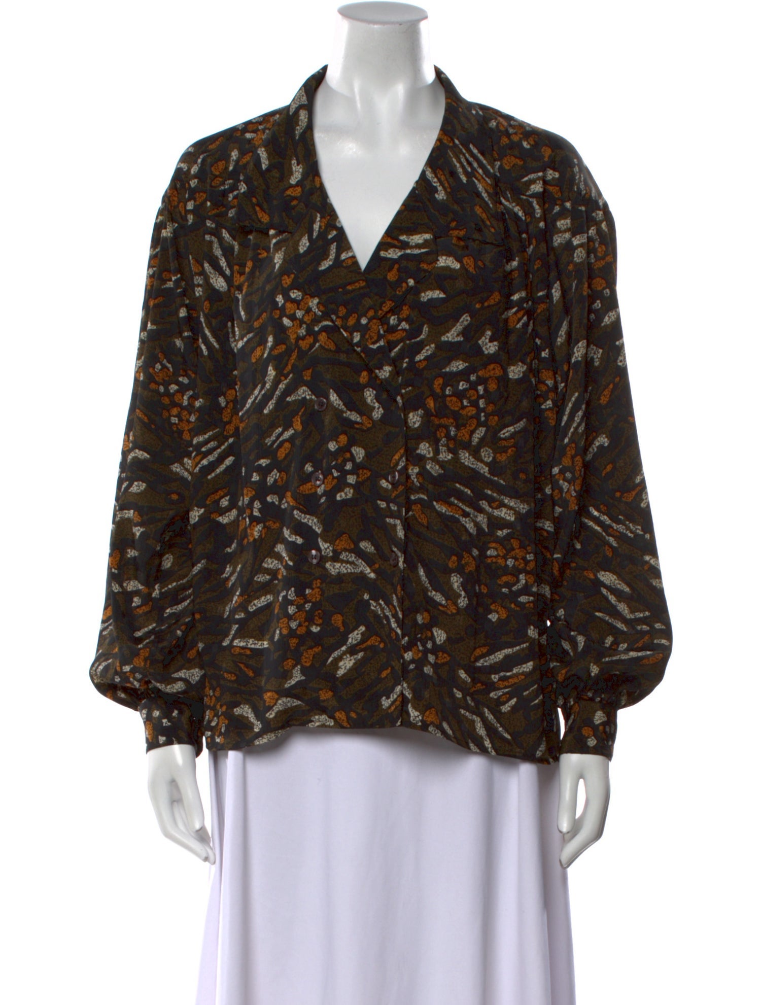 Christian Dior Vintage Printed Blouse