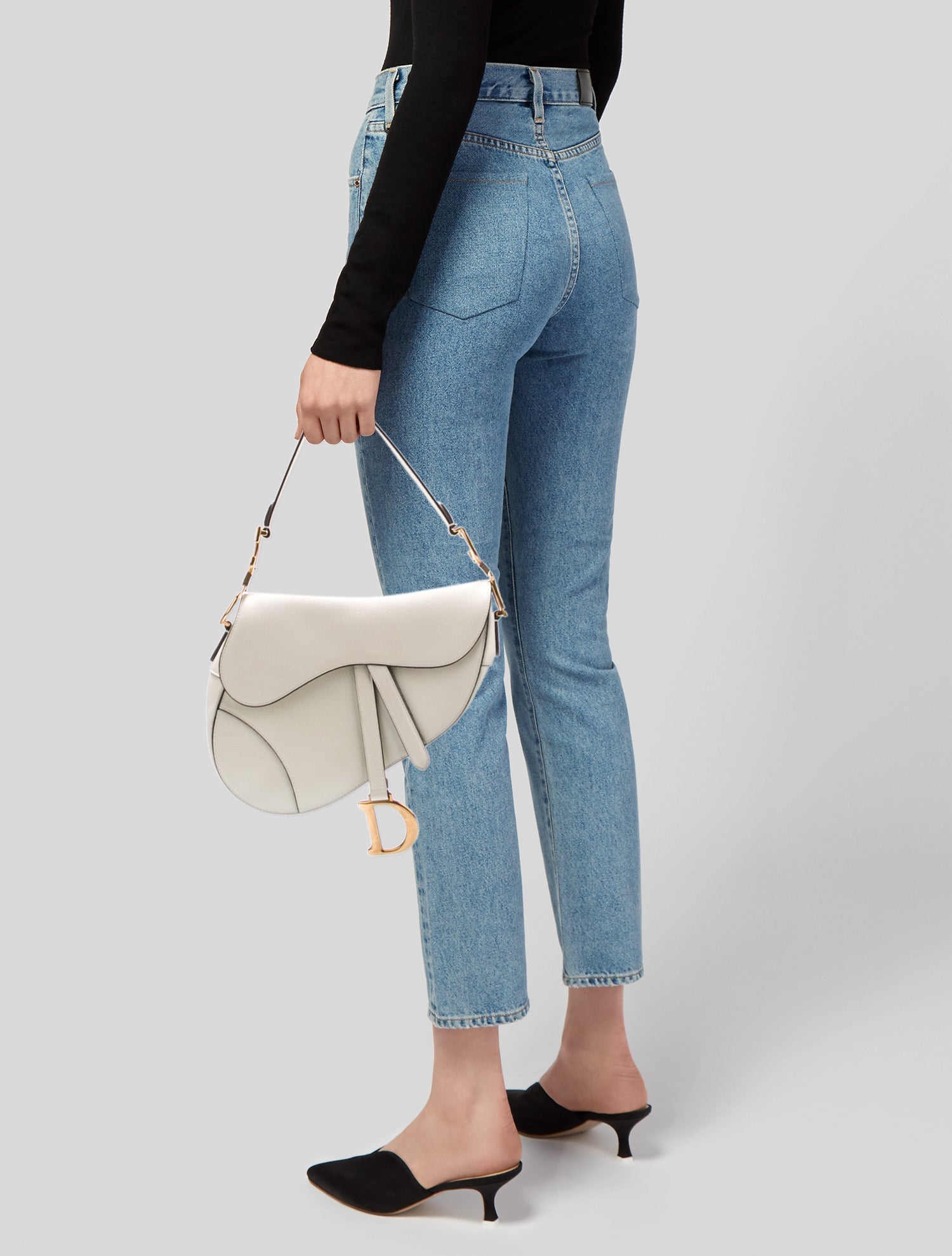 Christian Dior Leather Saddle