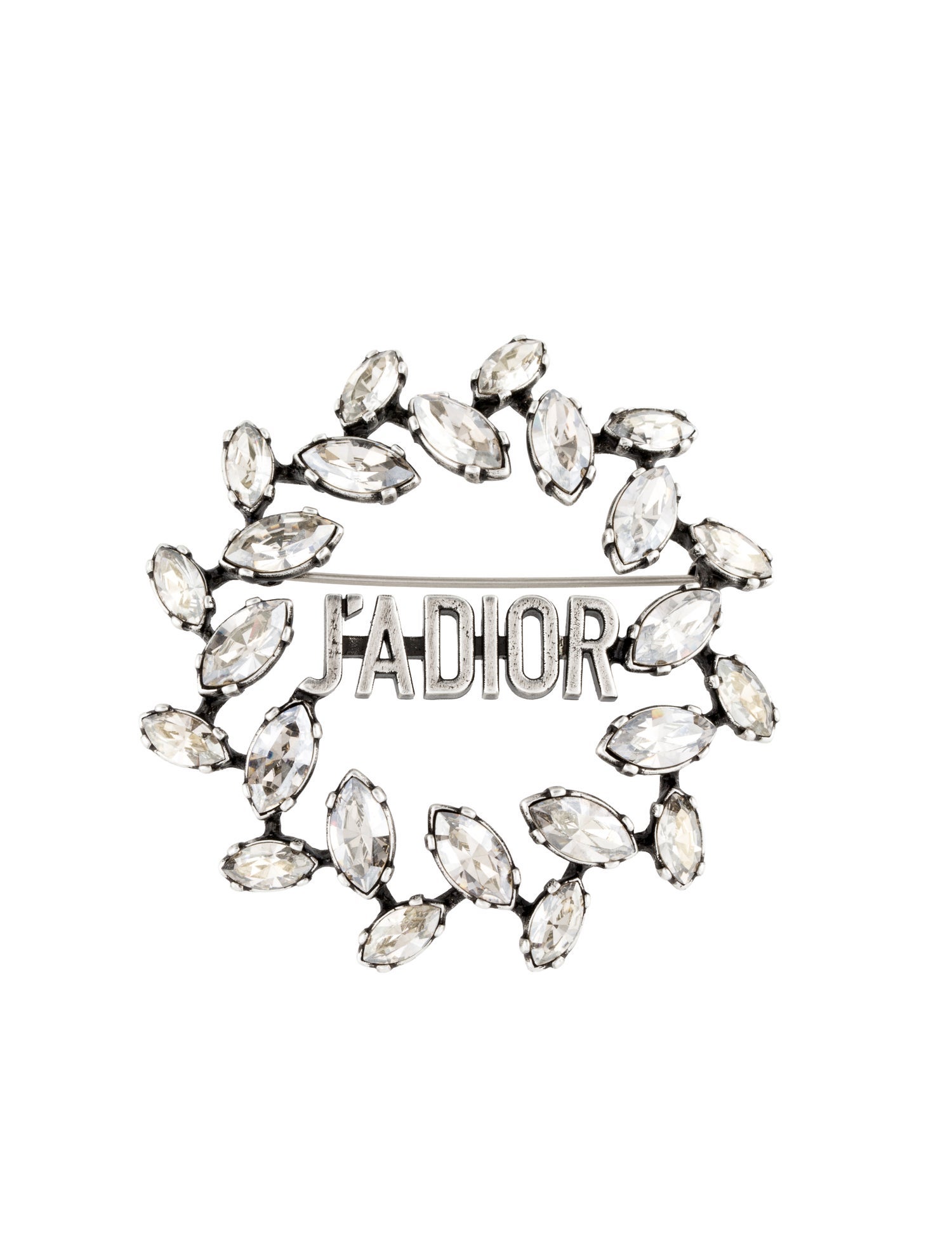 Christian Dior Crystal J'Adior Laurier Brooch
