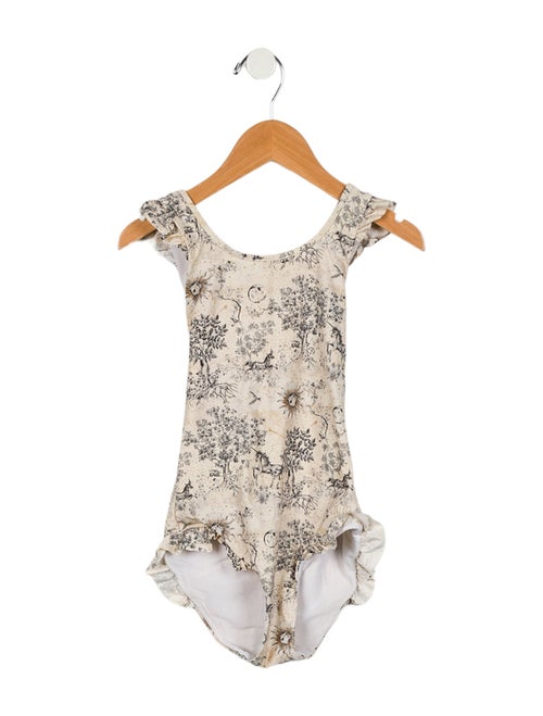 Christian Dior Girls' Printed One Piece Swimsuit