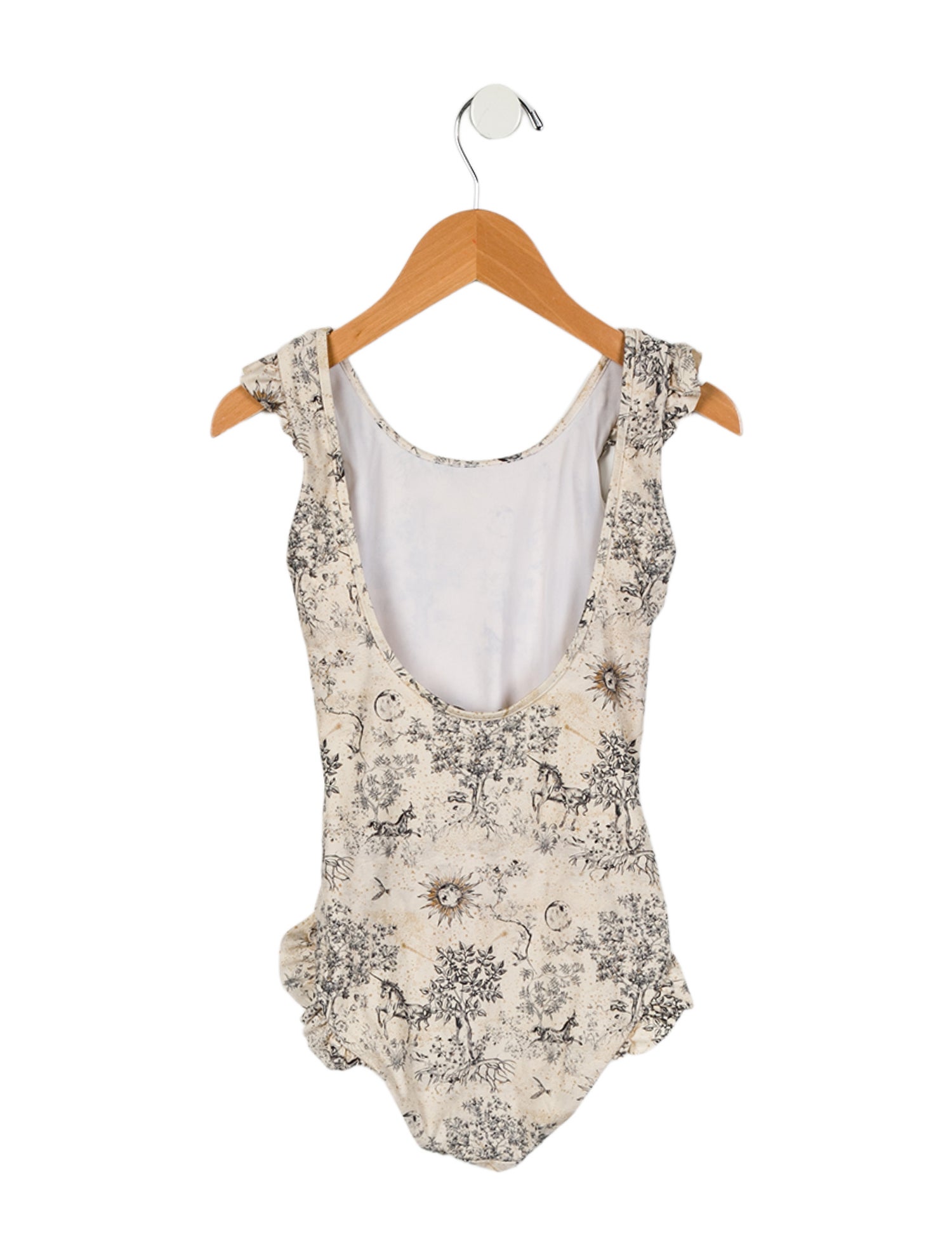 Christian Dior Girls' Printed One Piece Swimsuit