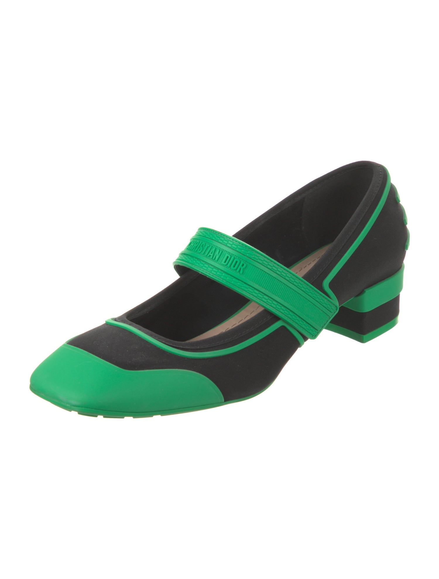 Christian Dior Colorblock Pattern Pumps