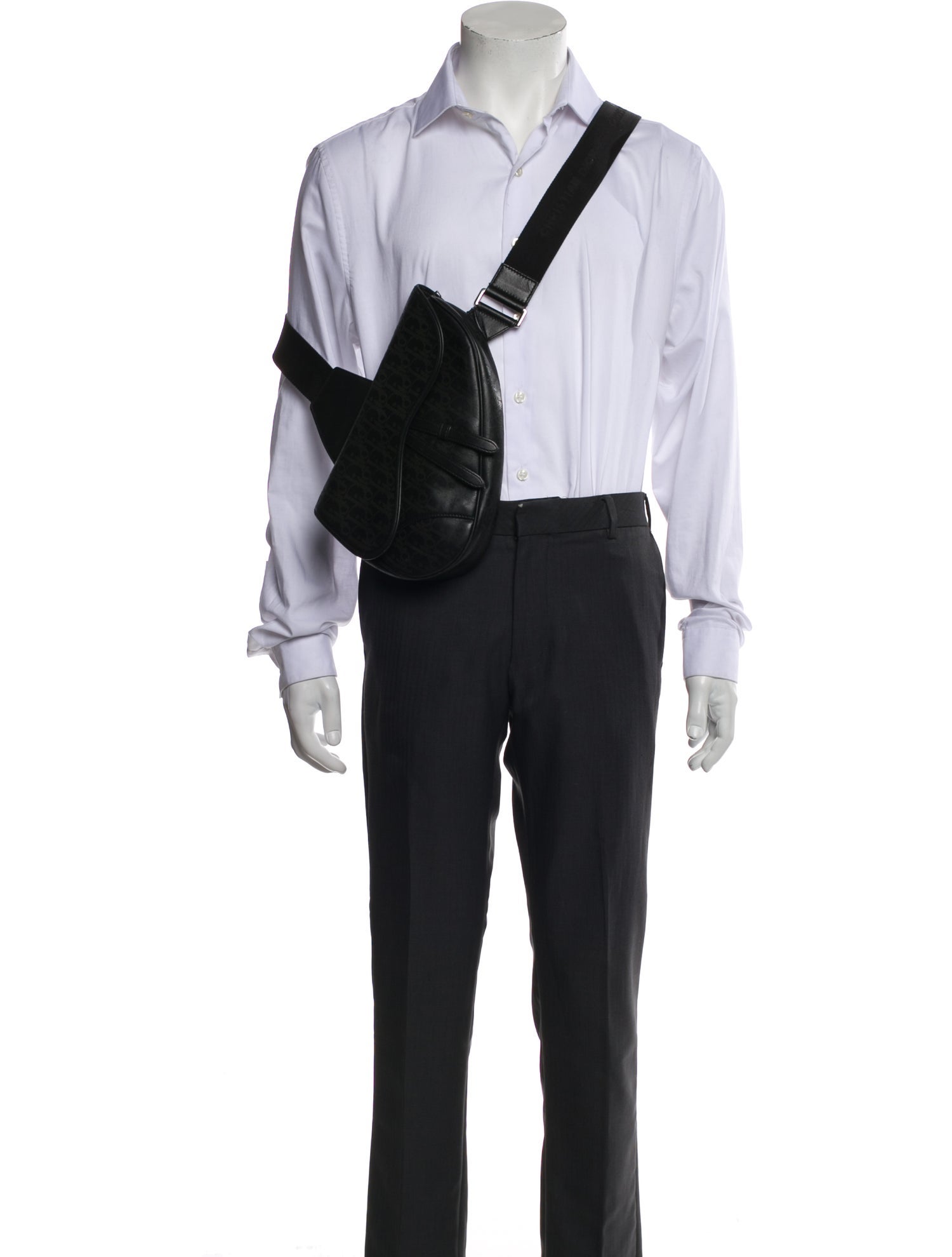 DIOR MEN Oblique Jacquard Messenger Bag