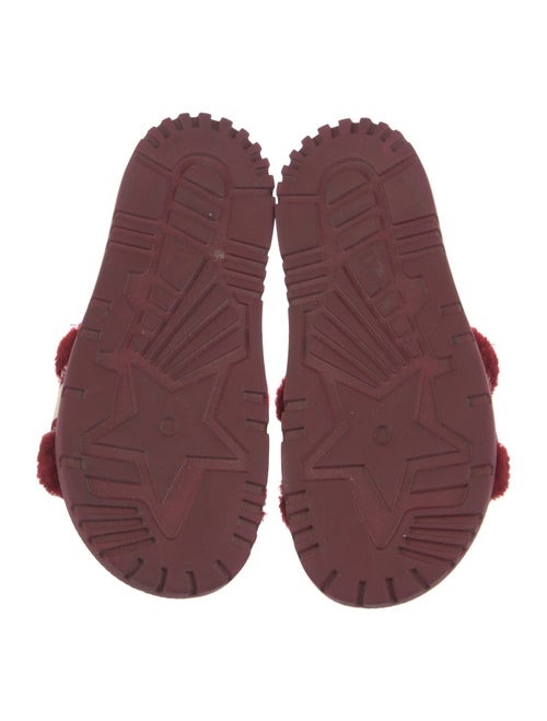 Christian Dior Shearling Printed Slides