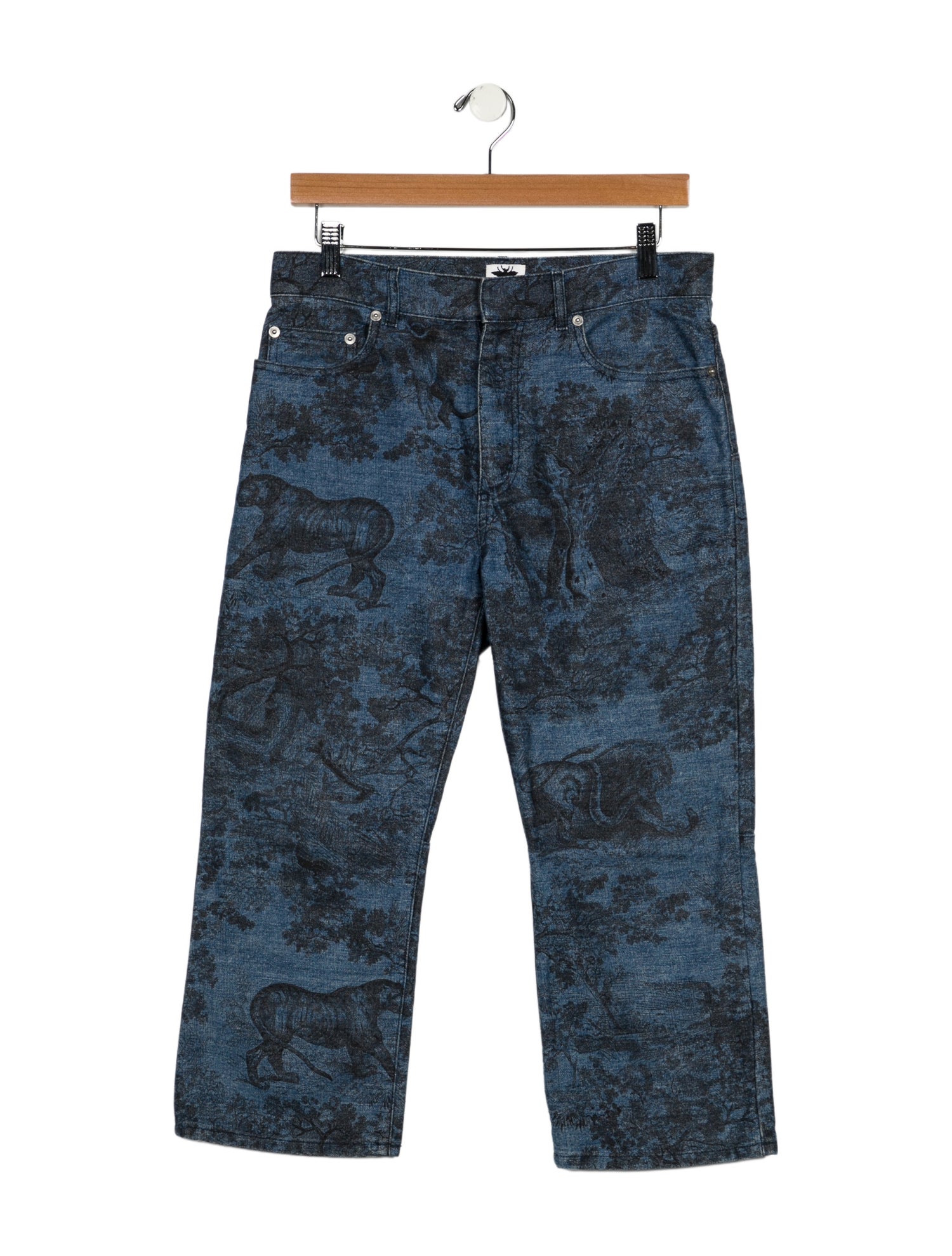 Christian Dior Mid-Rise Wide Leg Jeans