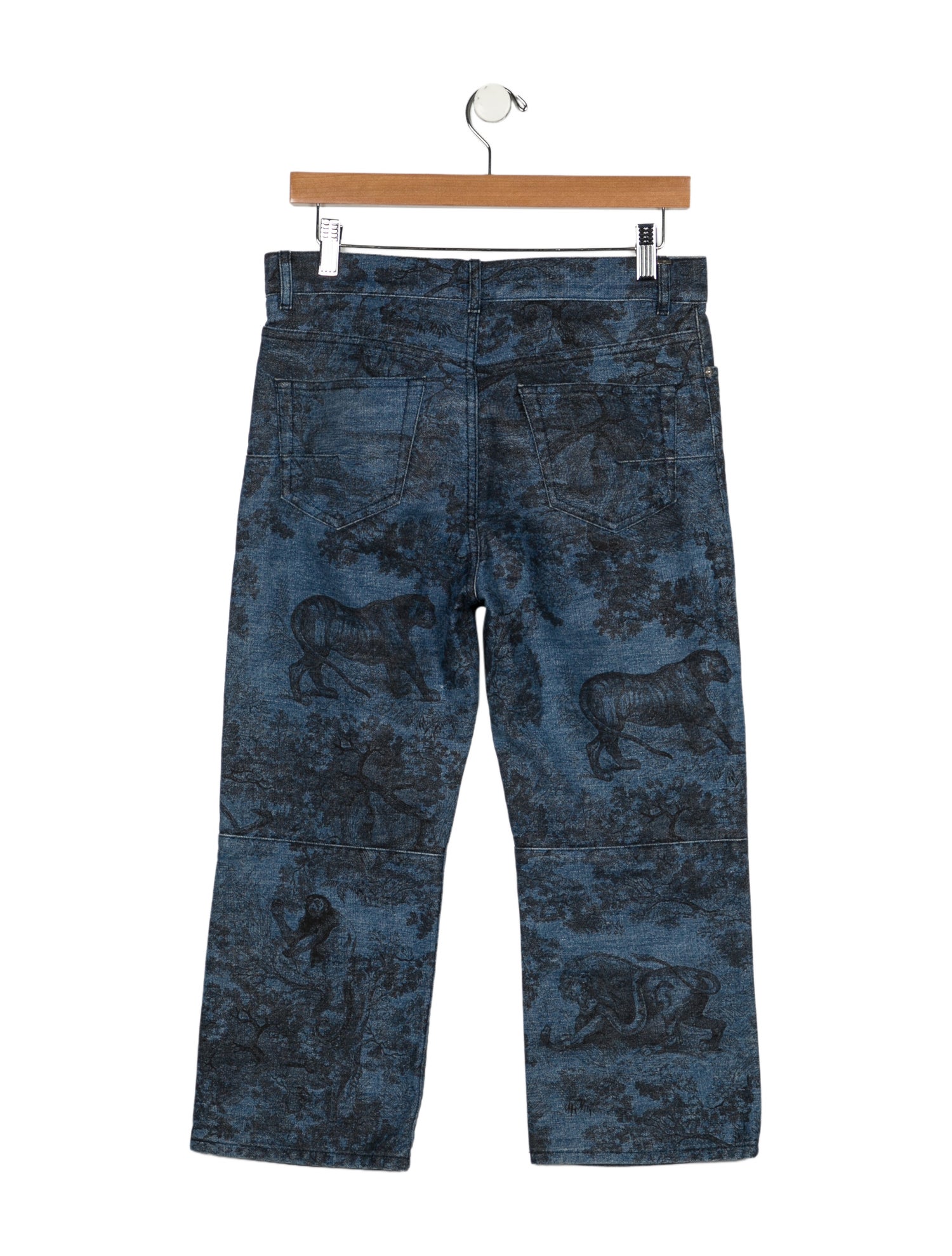 Christian Dior Mid-Rise Wide Leg Jeans