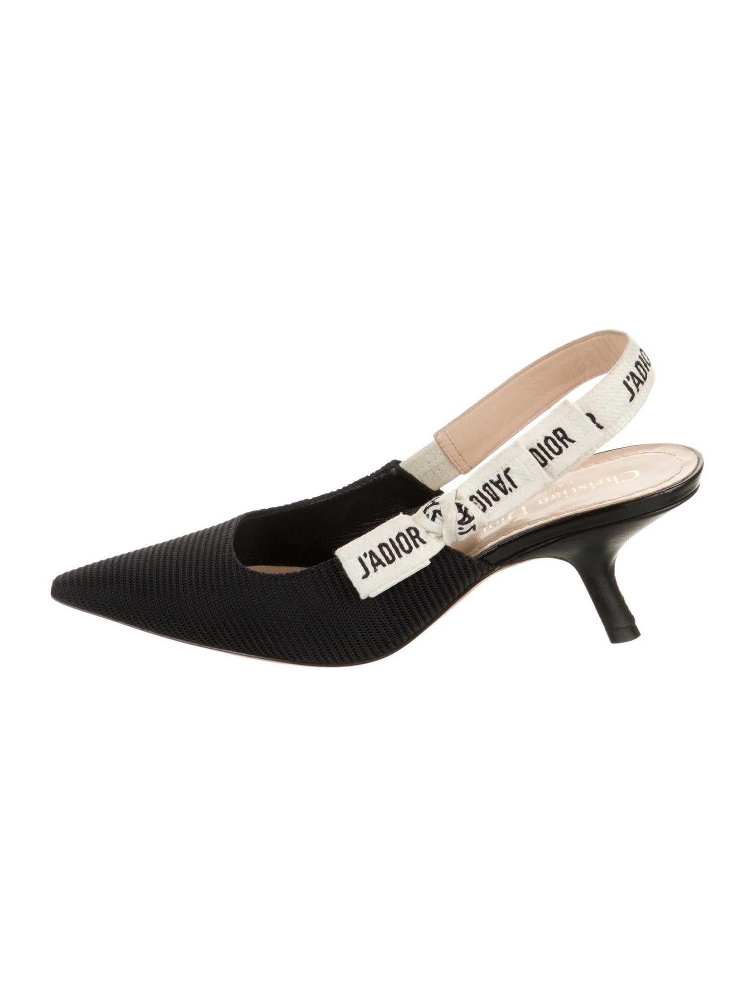 Christian Dior Bow Accents Slingback Pumps