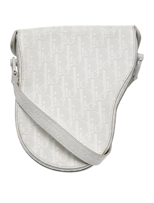 Christian Dior Canvas Saddle