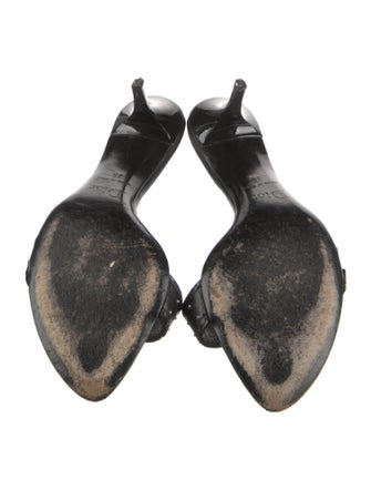 Christian Dior Leather Printed Slides