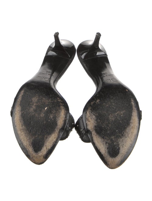 Christian Dior Leather Printed Slides