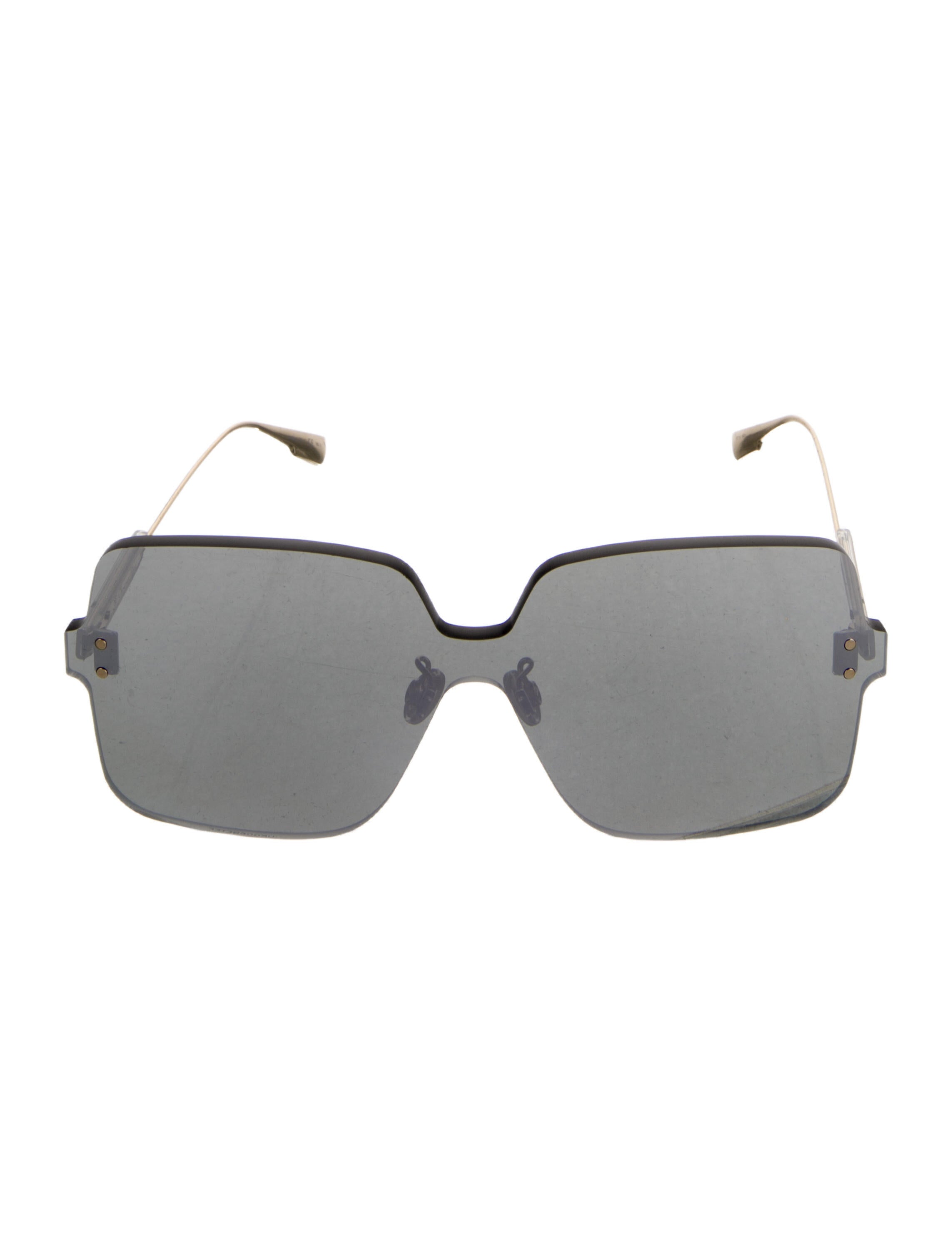Christian Dior Oversize Mirrored Sunglasses