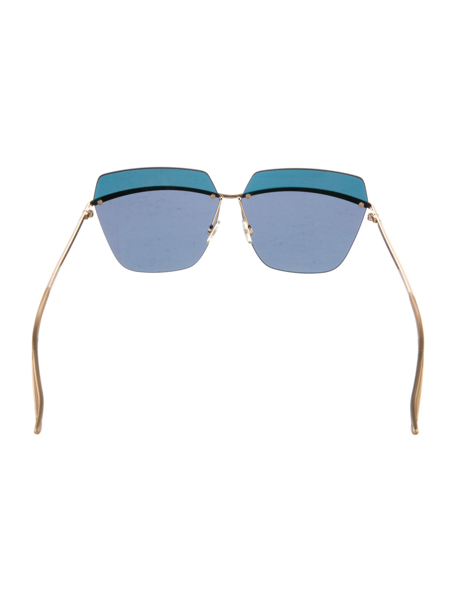 Christian Dior DiorMetallic Oversize Sunglasses