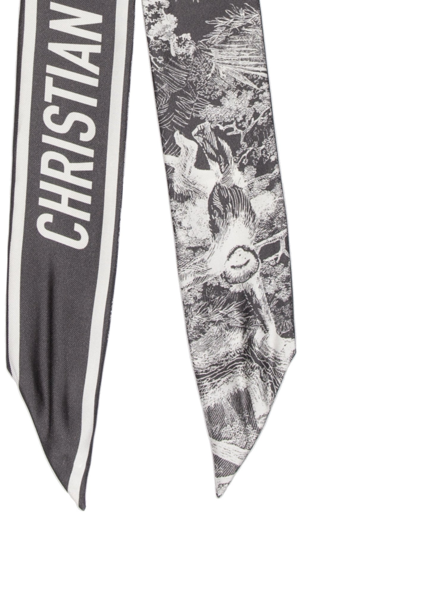 Christian Dior Toile de Jouy Mitzah Silk Scarf