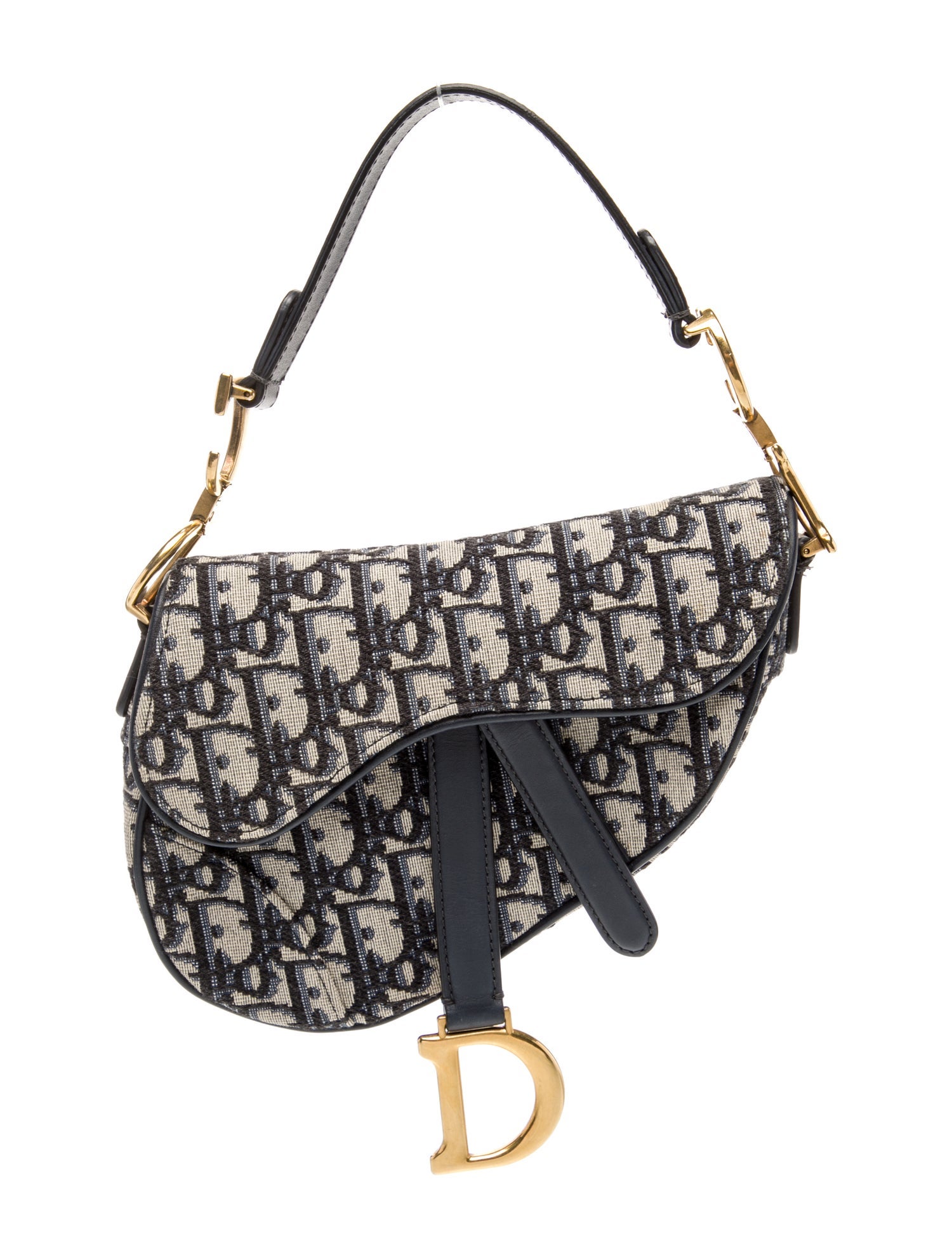 Christian Dior Oblique Jacquard Oblique Saddle Mini