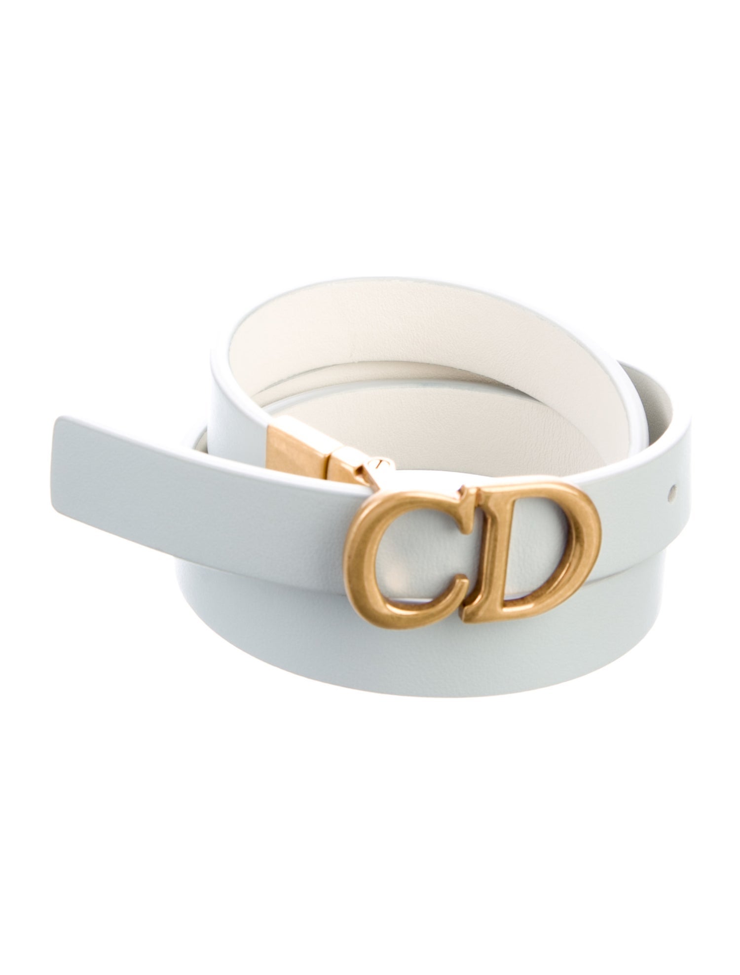 Christian Dior Skinny Leather Belt