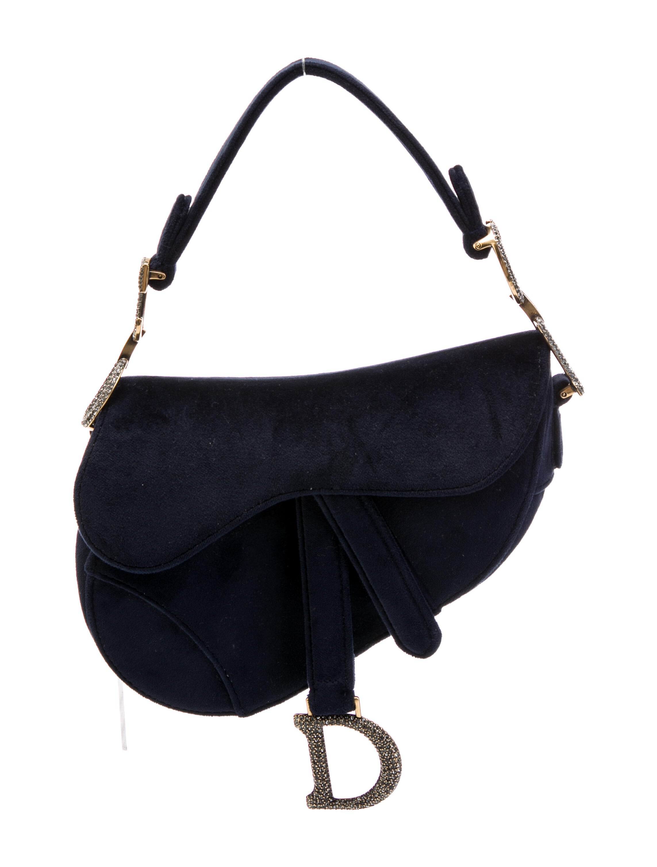 Christian Dior Velvet Saddle