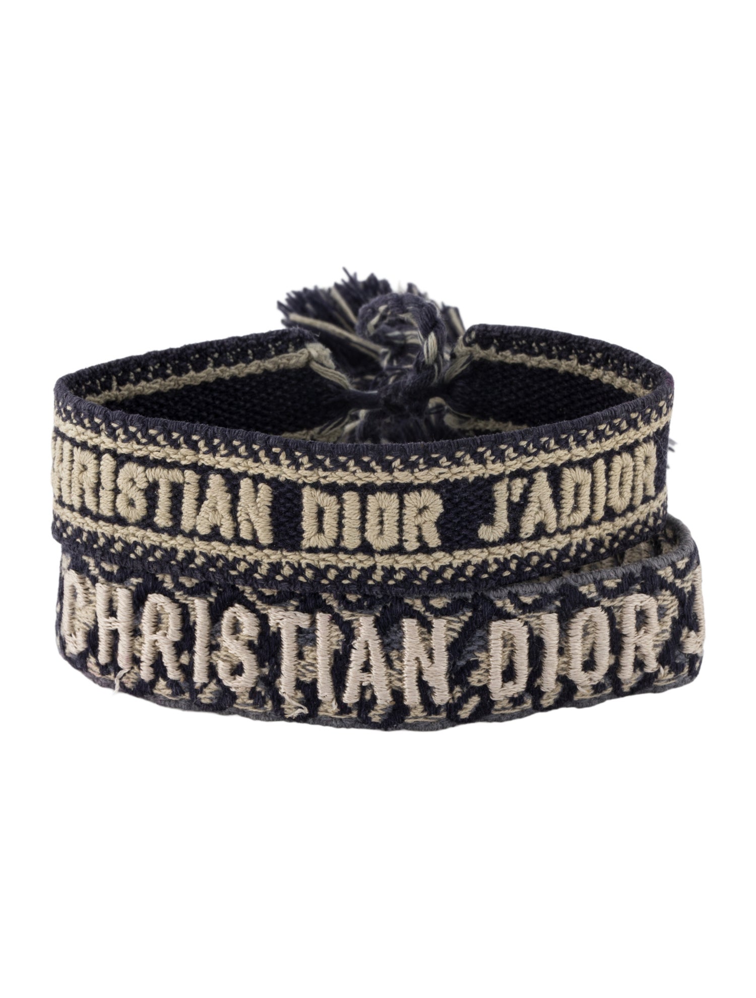 Christian Dior Cotton Friendship Bracelet Set