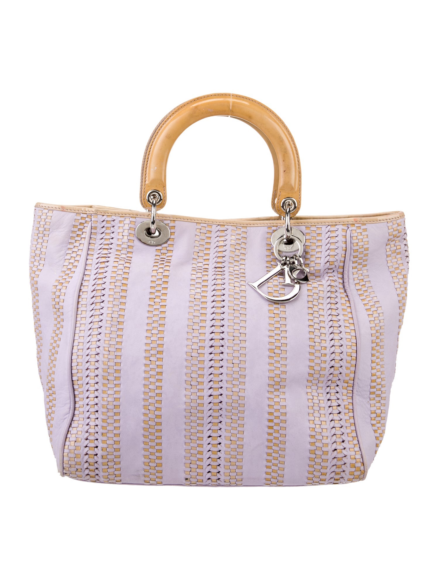 Christian Dior Leather Top Handle Bag Vintage