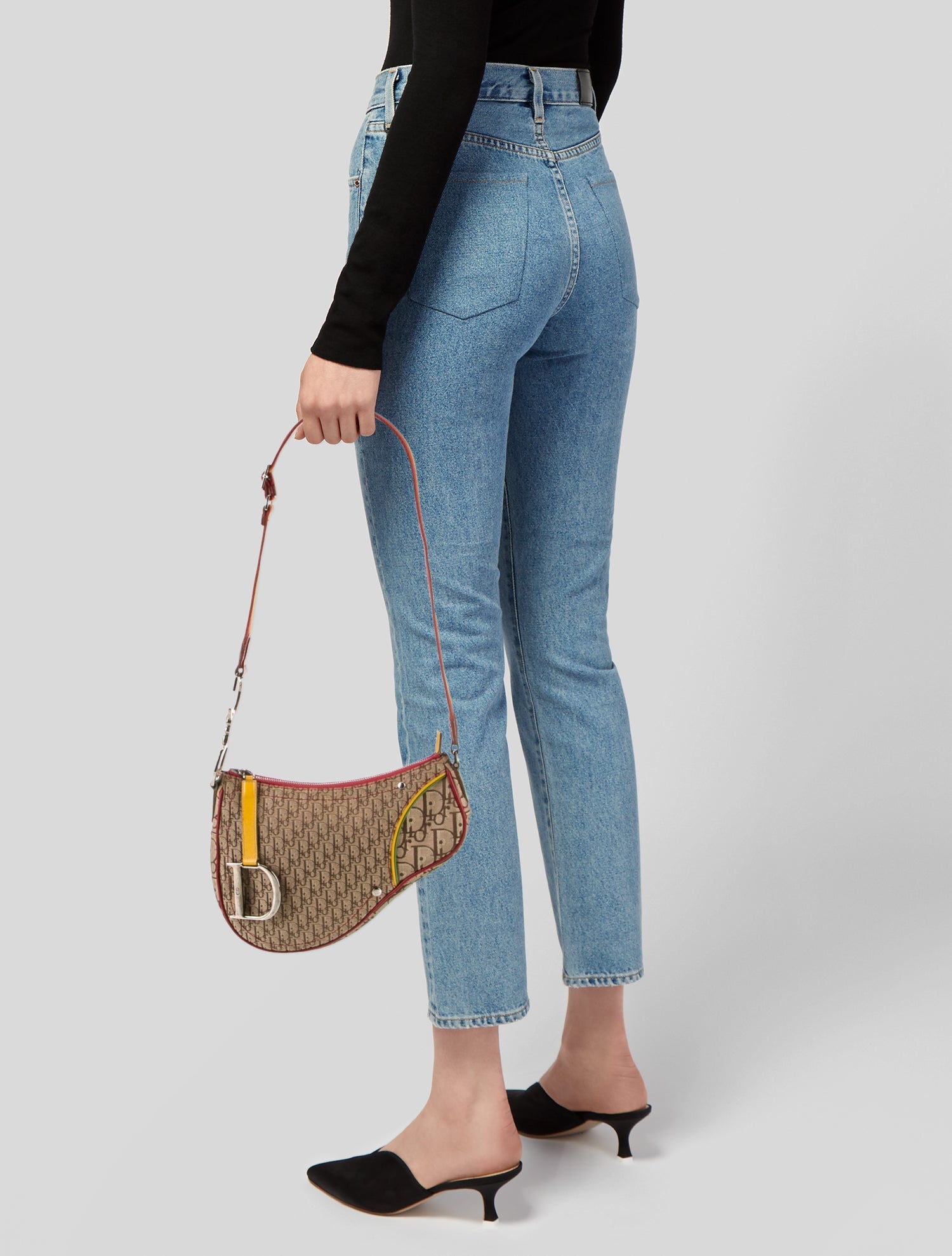 Christian Dior Diorissimo Rasta Shoulder Bag Vintage