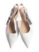 Christian Dior Leather Slingback Flats