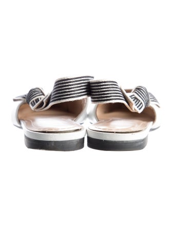 Christian Dior Leather Slingback Flats