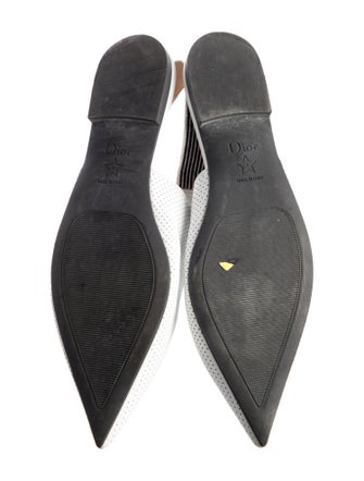 Christian Dior Leather Slingback Flats