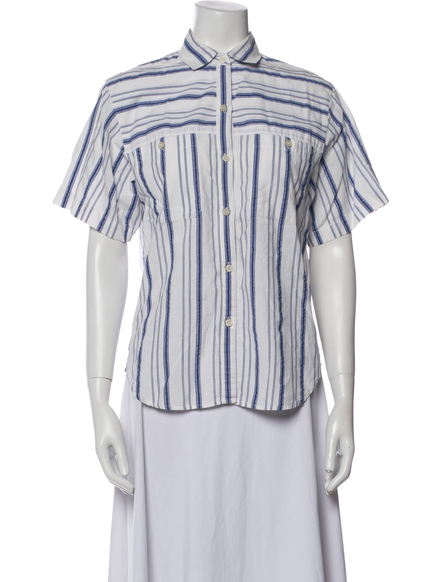 Christian Dior Vintage Late 1980's - Early 1990's Button-Up Top