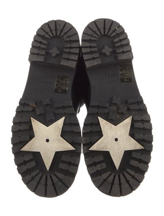 Christian Dior Canvas Graphic Print Rain Boots