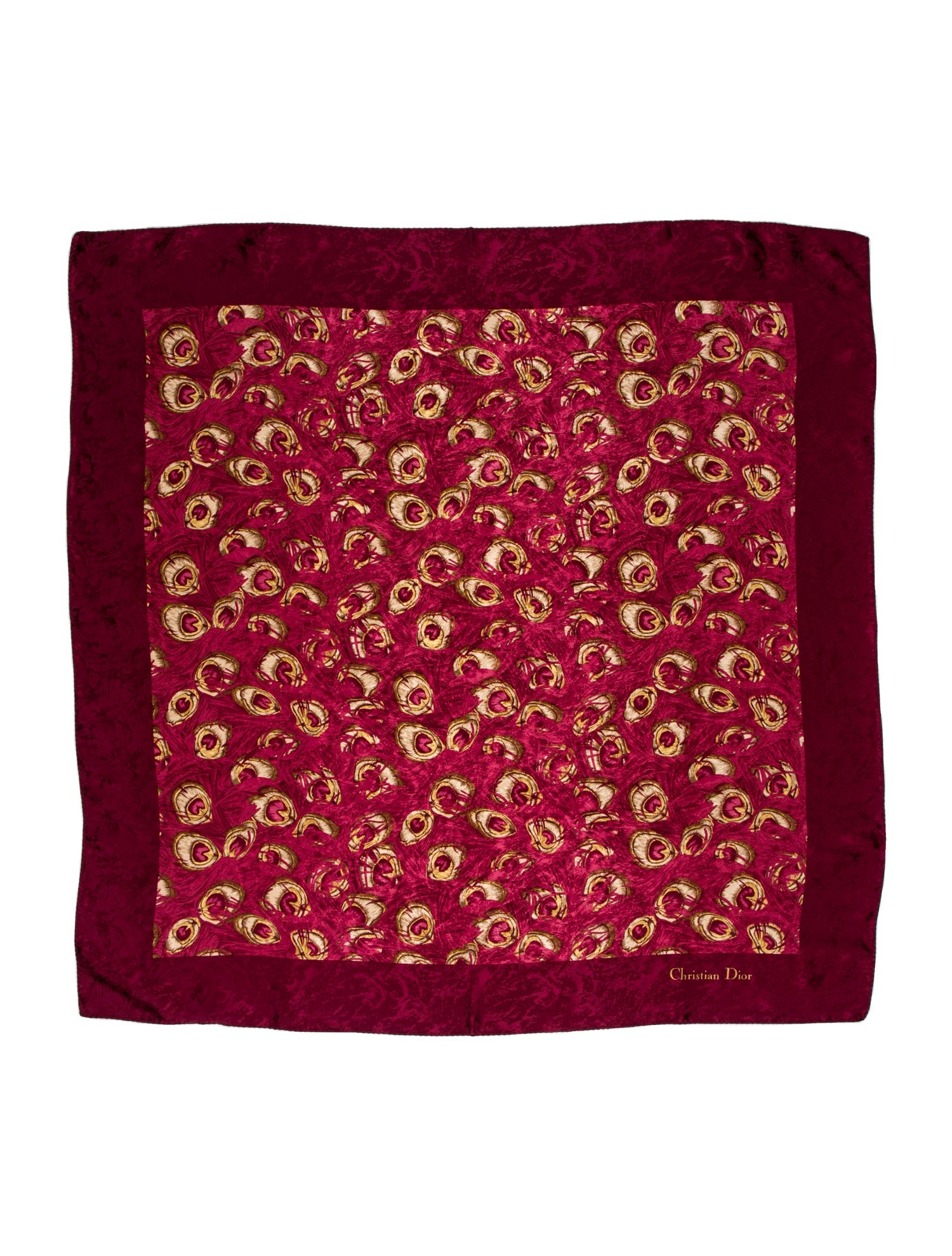Christian Dior Silk Printed Scarf