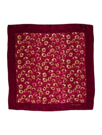 Christian Dior Silk Printed Scarf