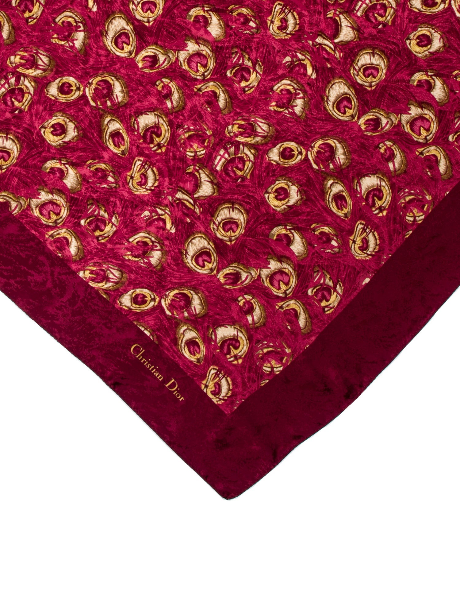 Christian Dior Silk Printed Scarf
