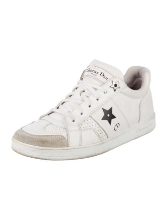 Christian Dior Leather Printed Sneakers