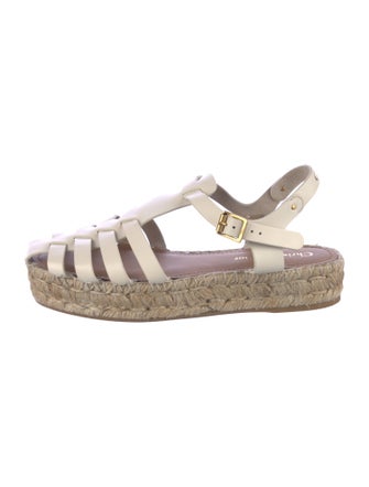 Christian Dior Leather Espadrilles