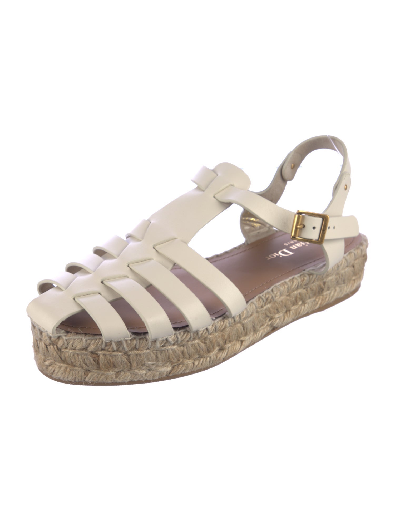 Christian Dior Leather Espadrilles