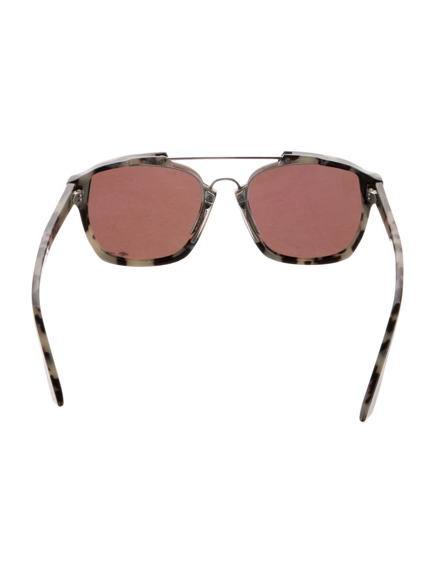 Christian Dior Square Mirrored Sunglasses
