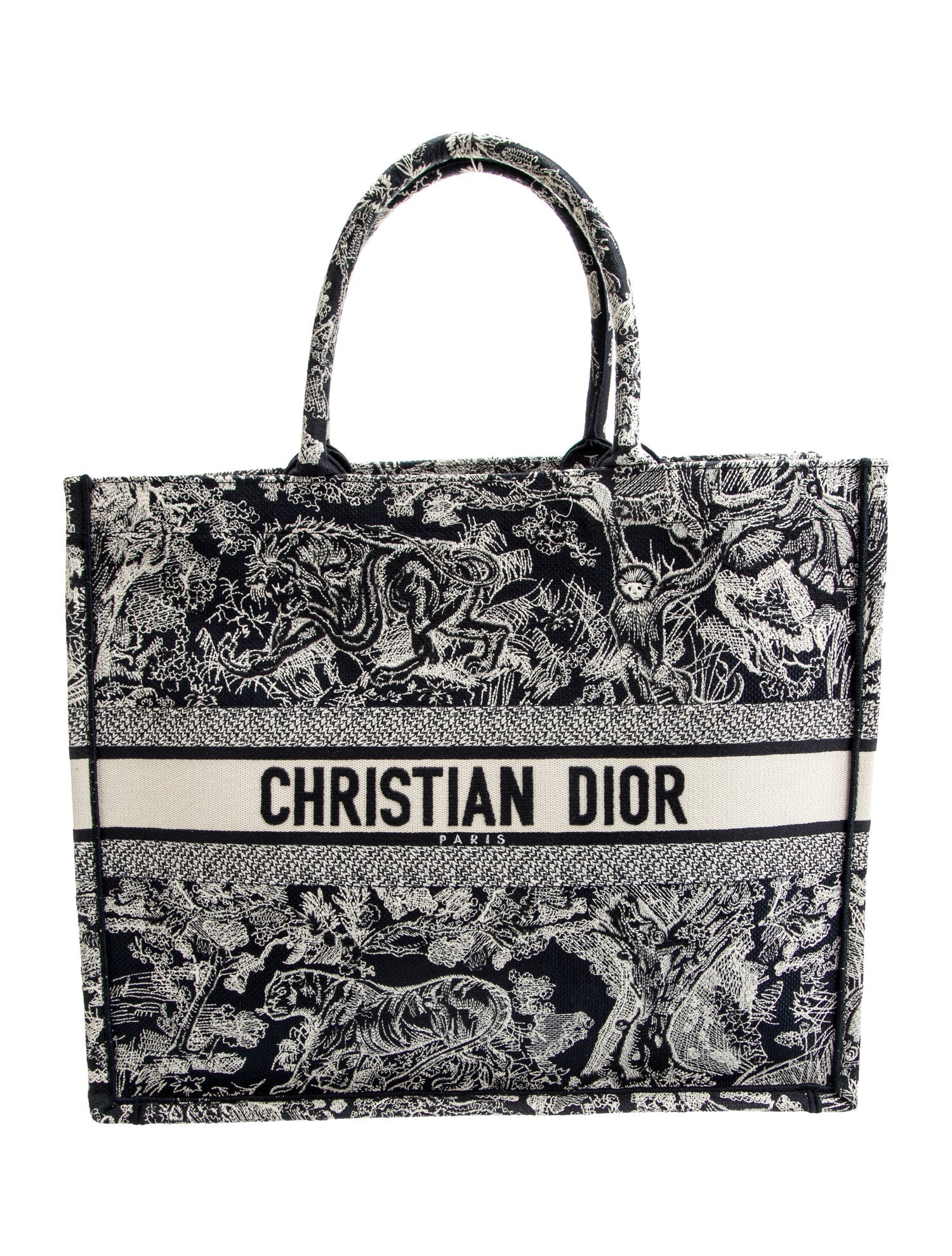 Christian Dior Canvas Toile de Jouy Reverse