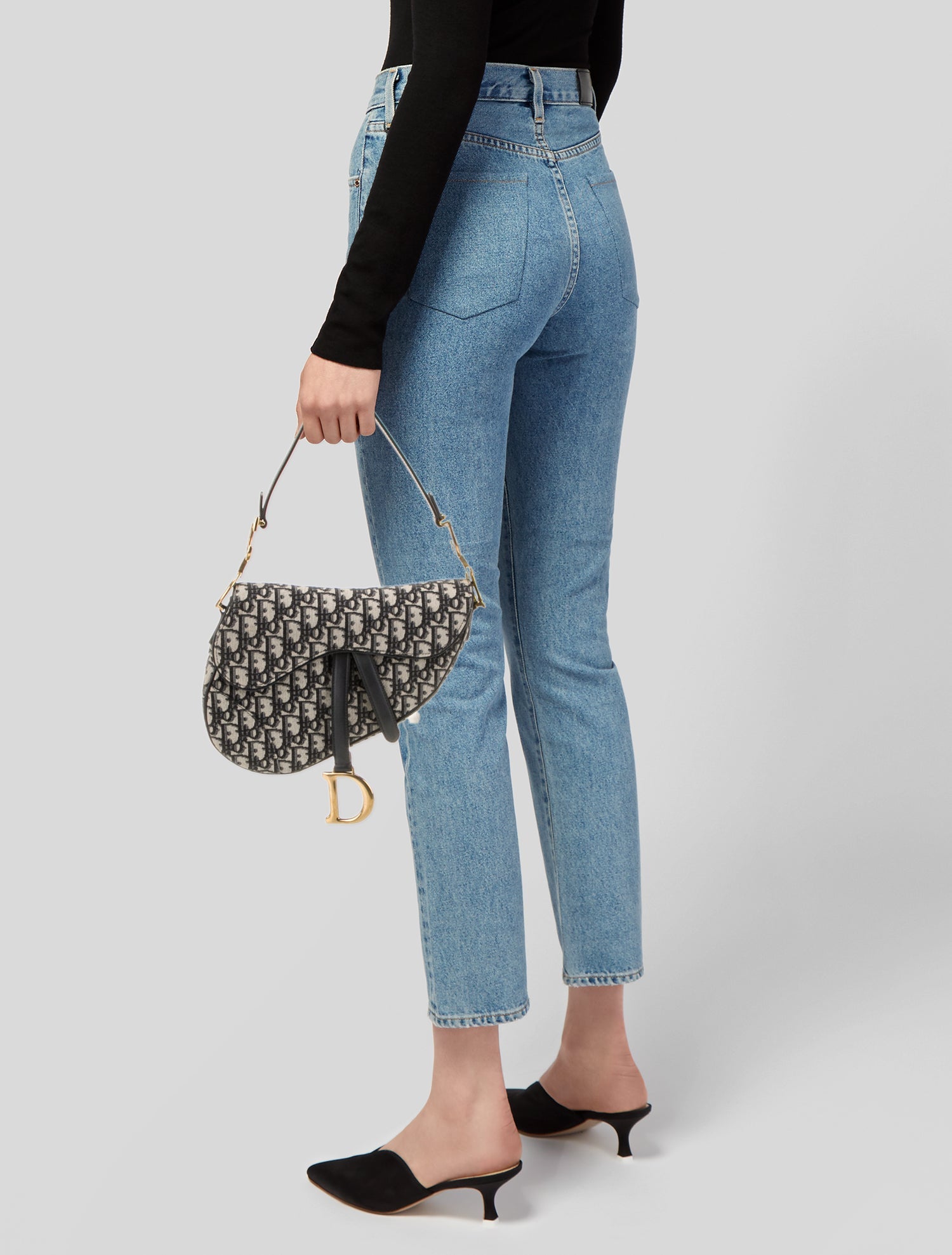 Christian Dior Oblique Jacquard Saddle