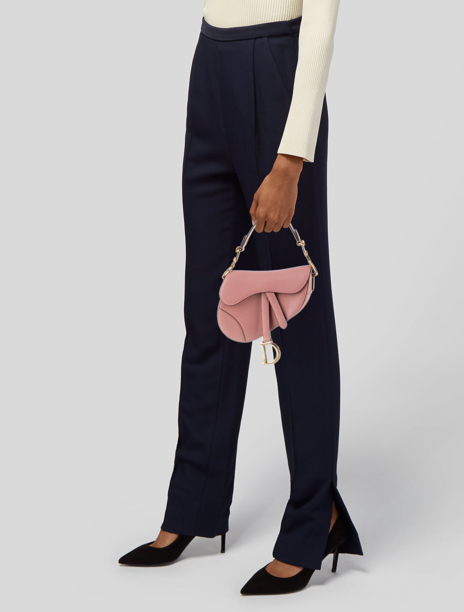 Christian Dior Calfskin Saddle Micro