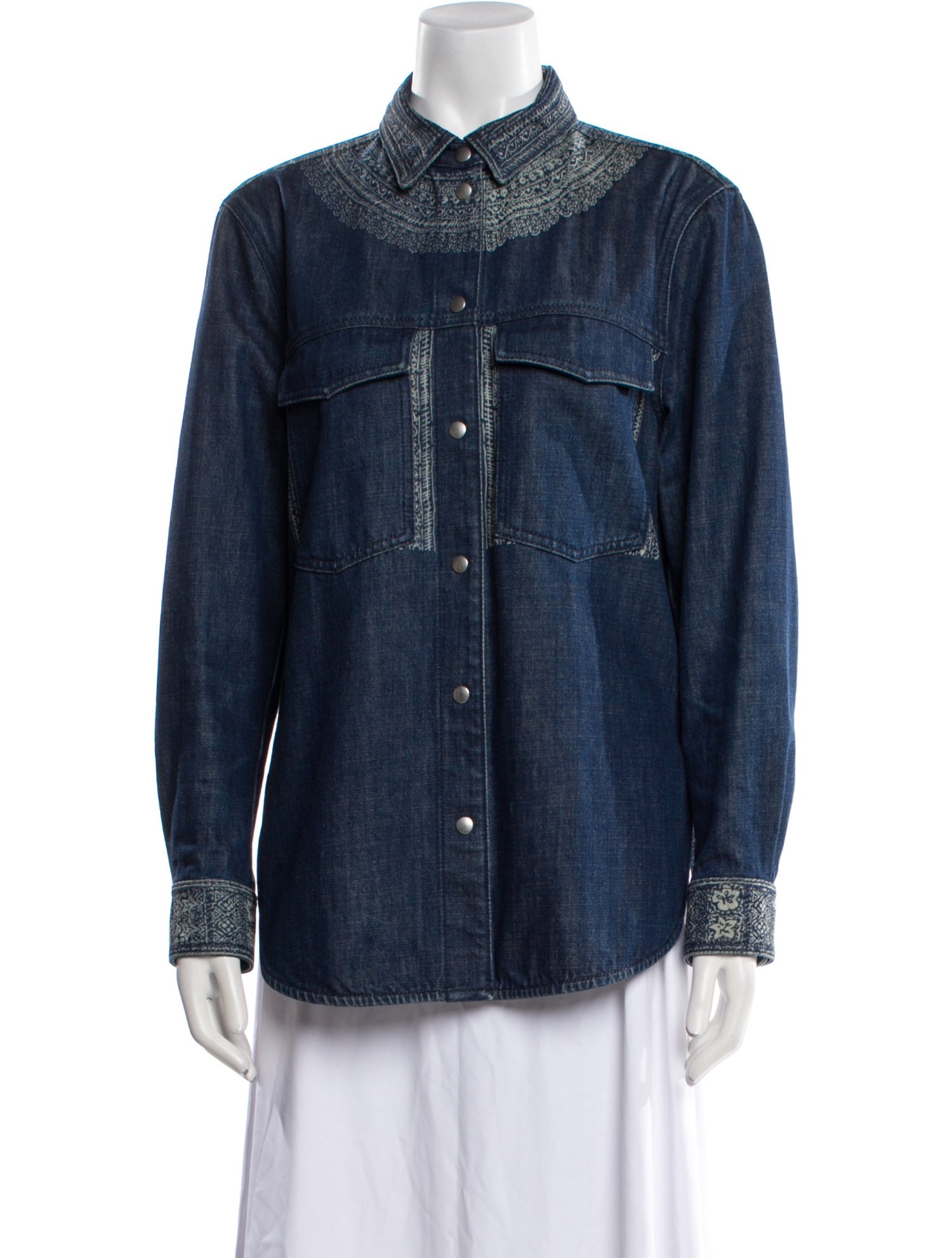 Christian Dior 2018 Embroidered Denim Jacket