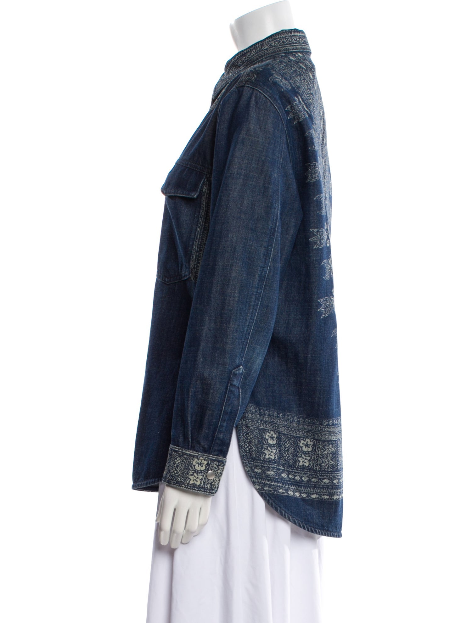 Christian Dior 2018 Embroidered Denim Jacket