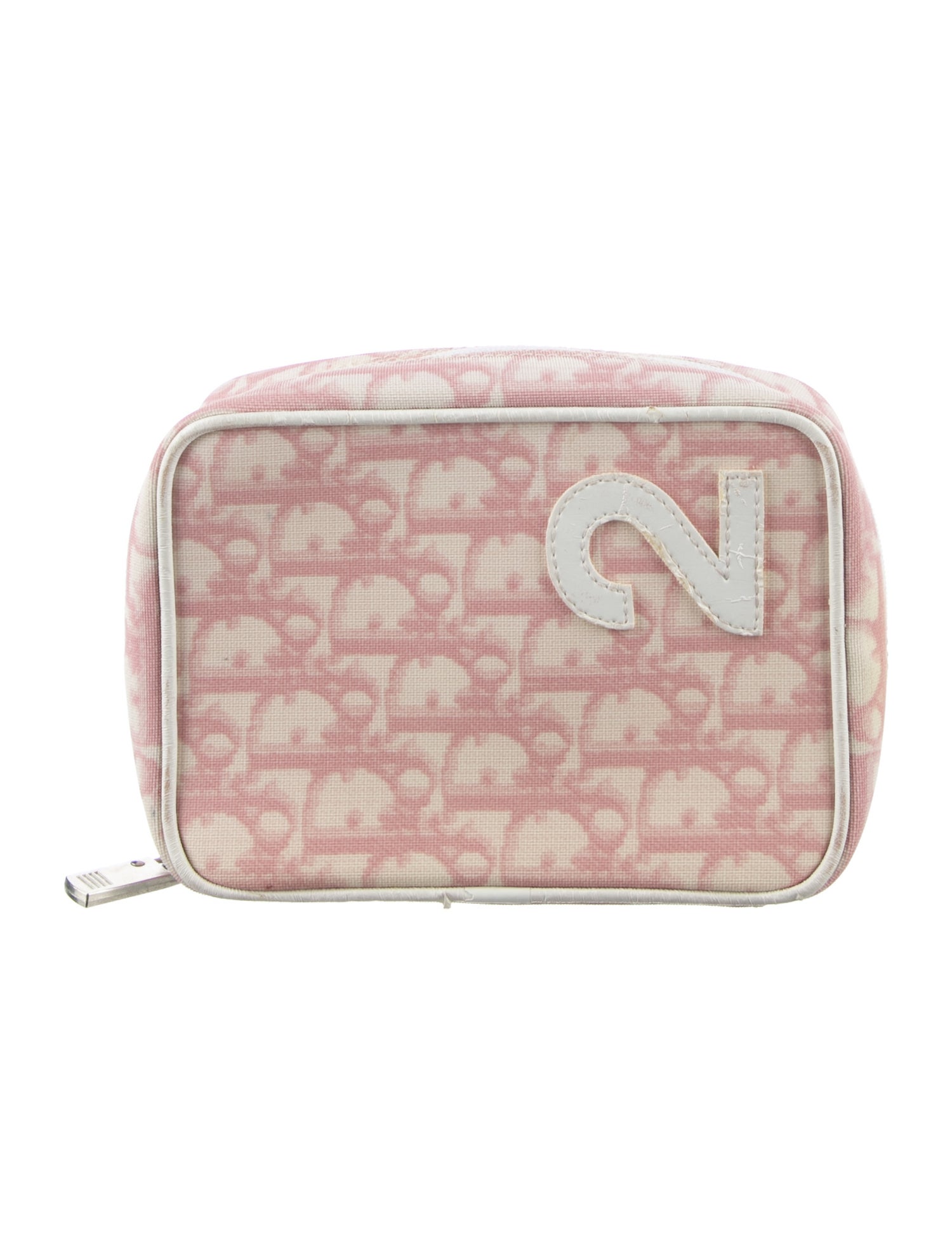 Christian Dior Pink Diorissimo Pattern Printed Cosmetic Bag