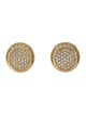 Christian Dior Vintage Crystal Clip-On Earrings