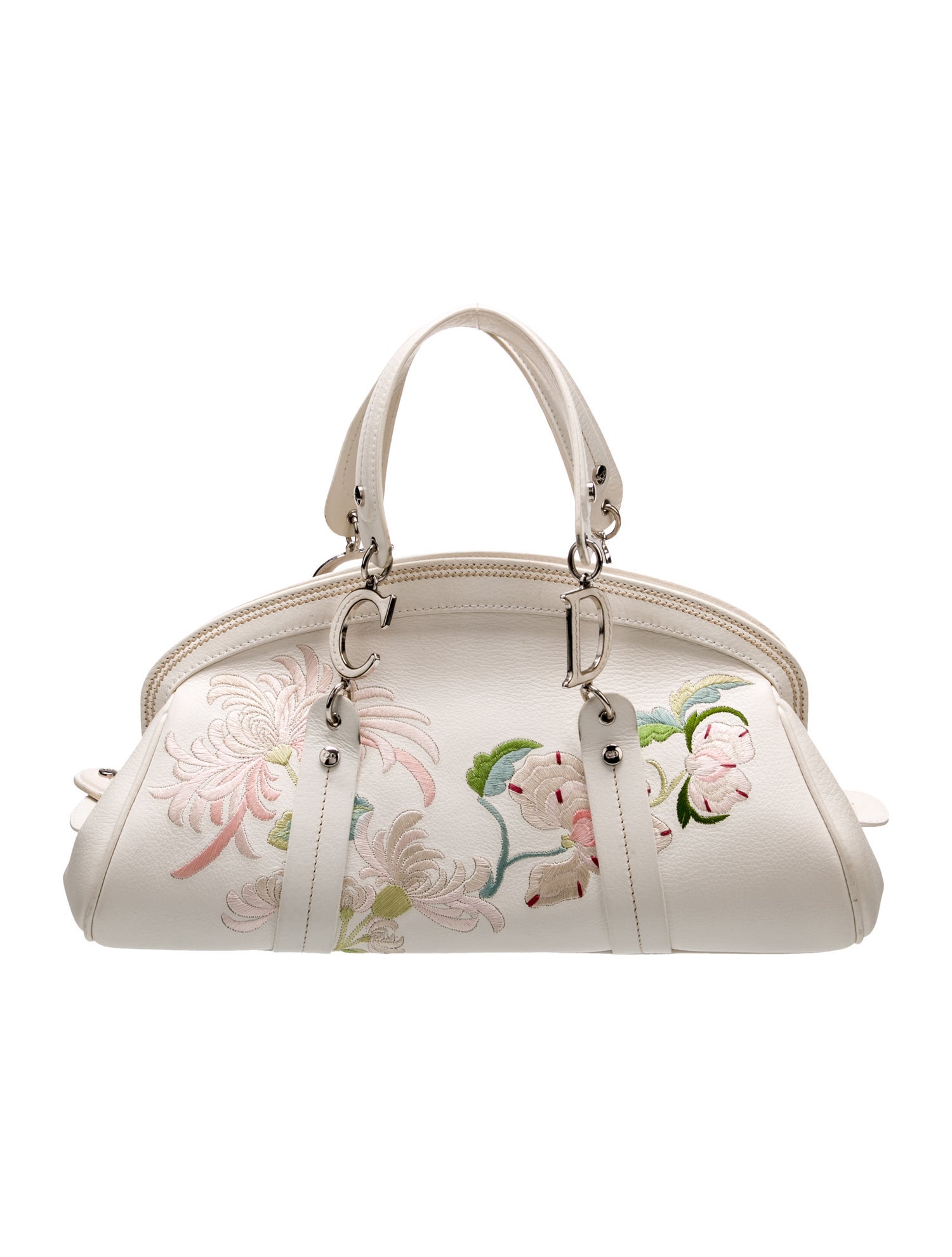 Christian Dior Leather Top Handle Bag Vintage