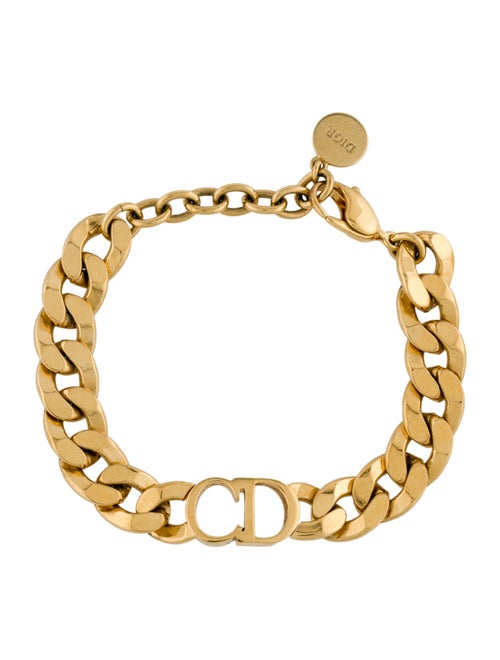 Christian Dior Danseuse Etoile CD Chain Link Bracelet