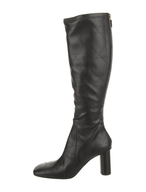 Christian Dior Cannage Pattern Leather Boots
