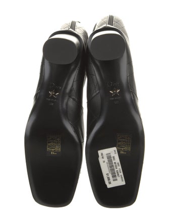 Christian Dior Cannage Pattern Leather Boots