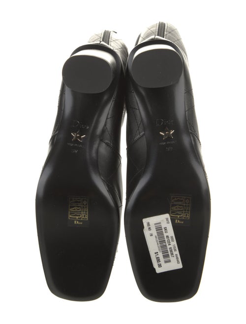 Christian Dior Cannage Pattern Leather Boots