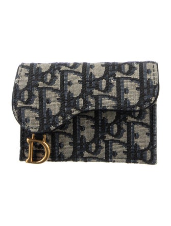 Christian Dior 2023 Saddle Compact Wallet