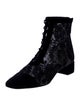Christian Dior Lace Lace Pattern Combat Boots
