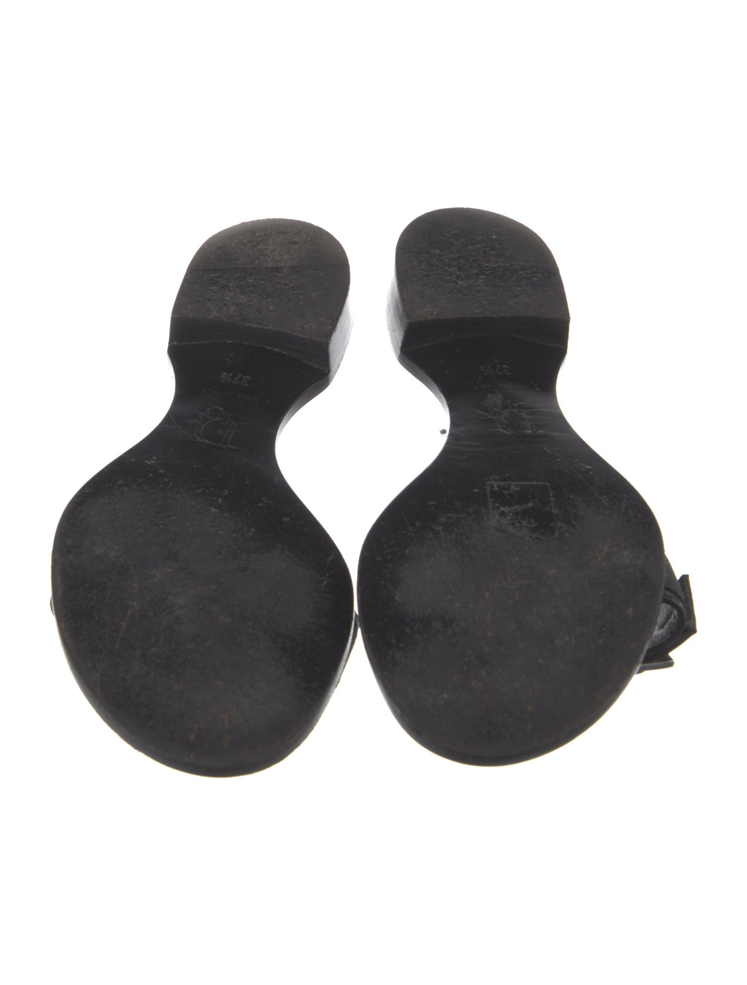 Christian Dior Diorissimo Pattern Leather Slides